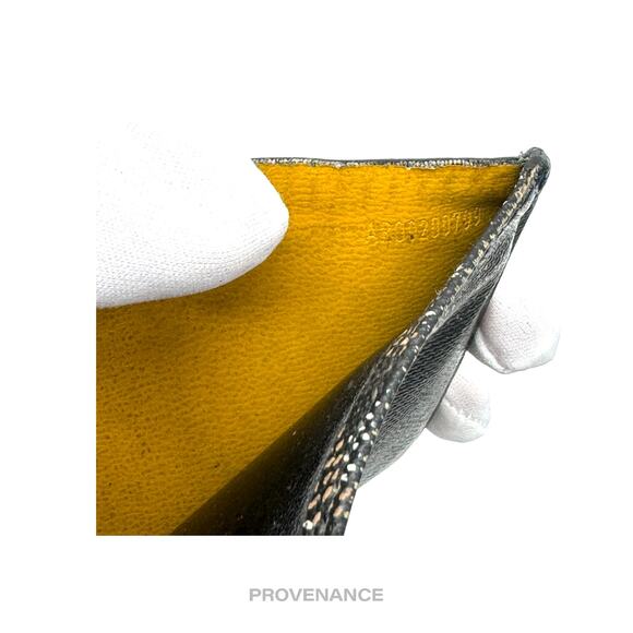 🔴 Goyard Florentin Bifold Wallet - Black Goyardine - Picture 8 of 9